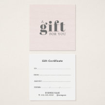 Shop Gift Certificates